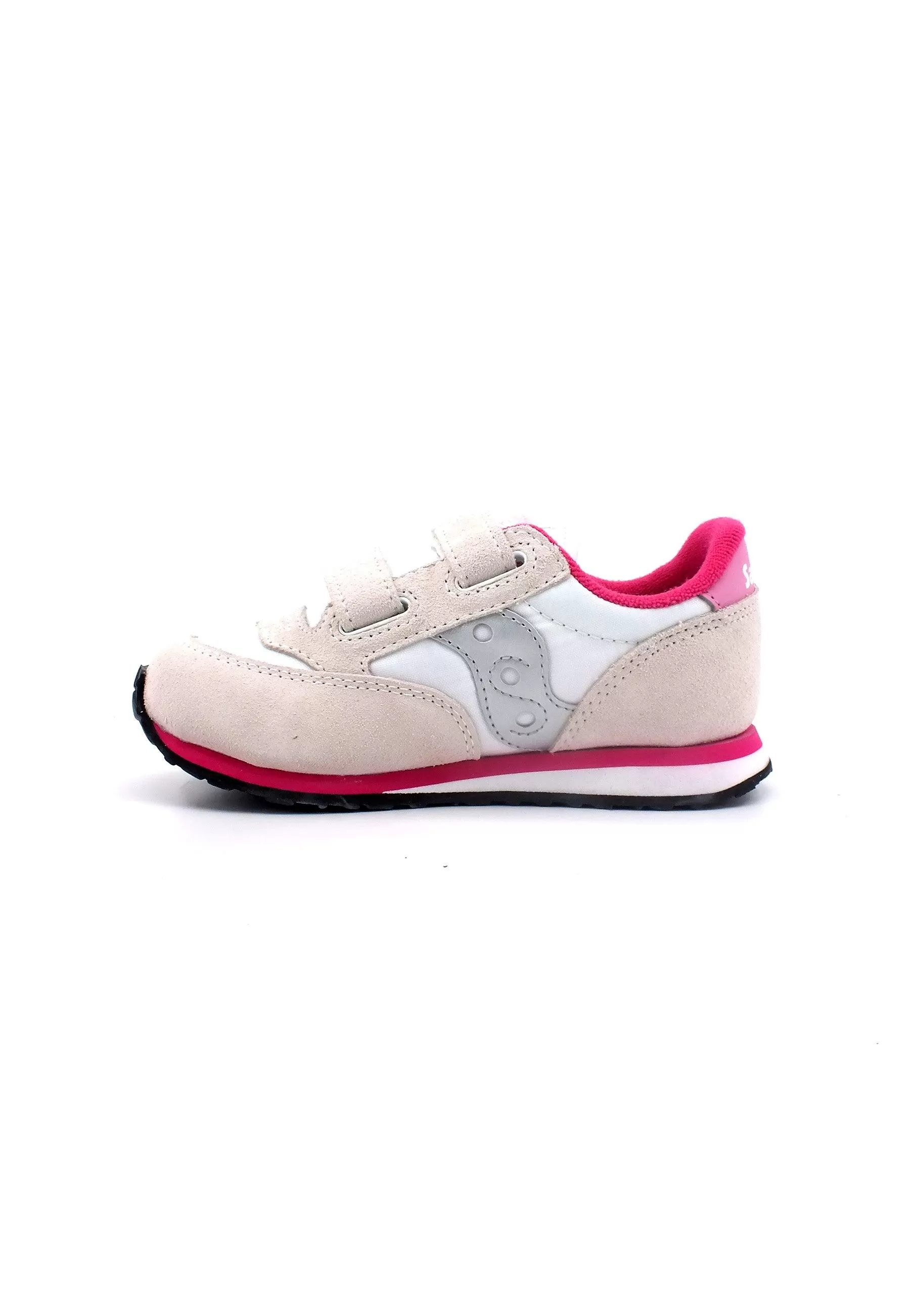 SAUCONY Baby Jazz Sneaker Bimbo White Silver Pink SL167024