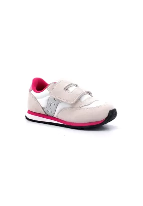 SAUCONY Baby Jazz Sneaker Bimbo White Silver Pink SL167024