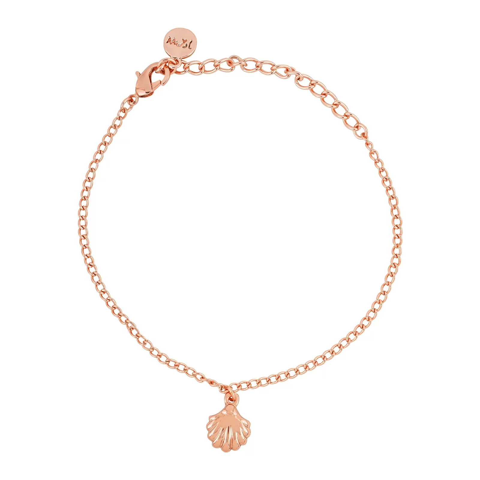 Sea Shell Rosegold Bracelet Charm