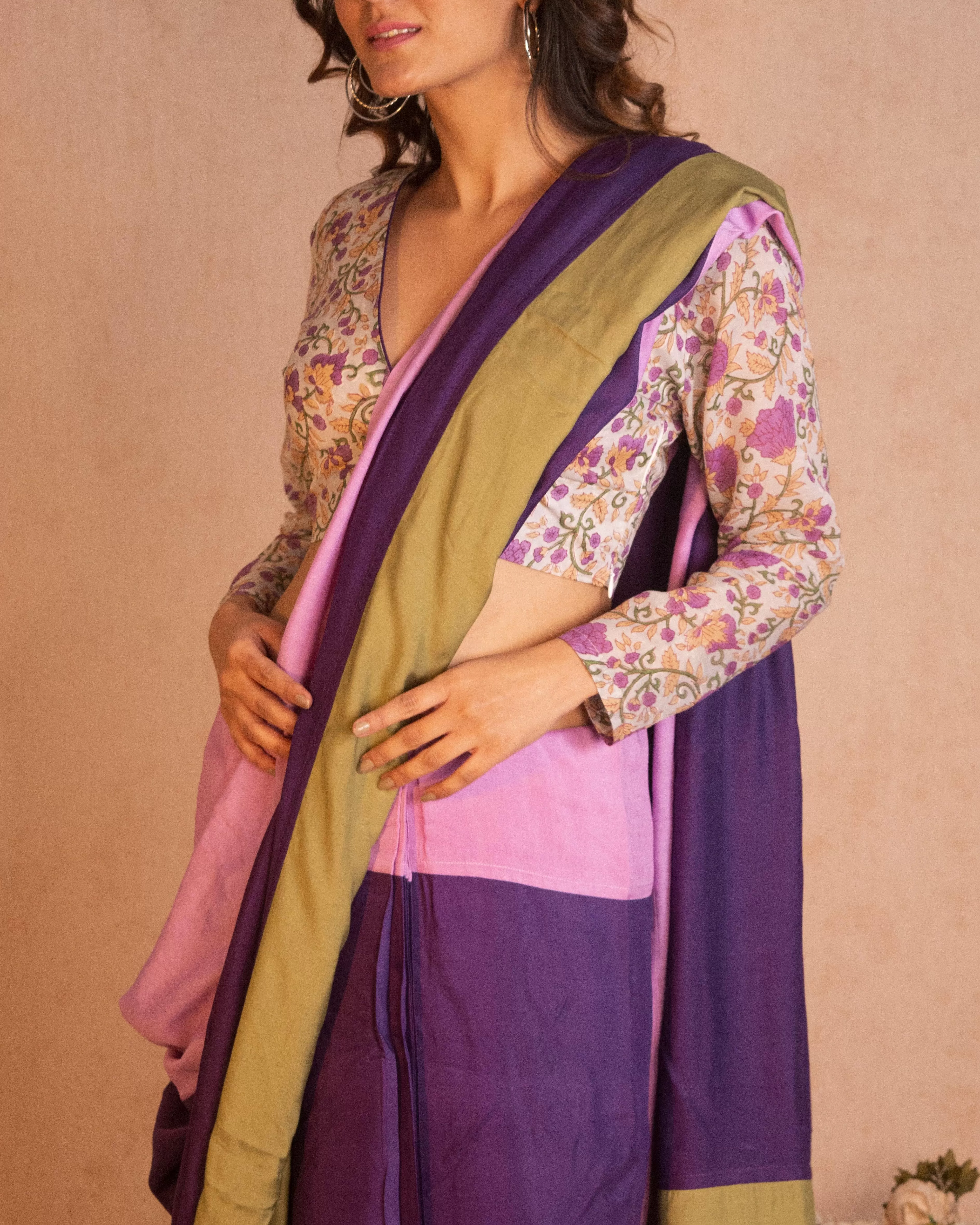 Silk Ready Pleated Saree