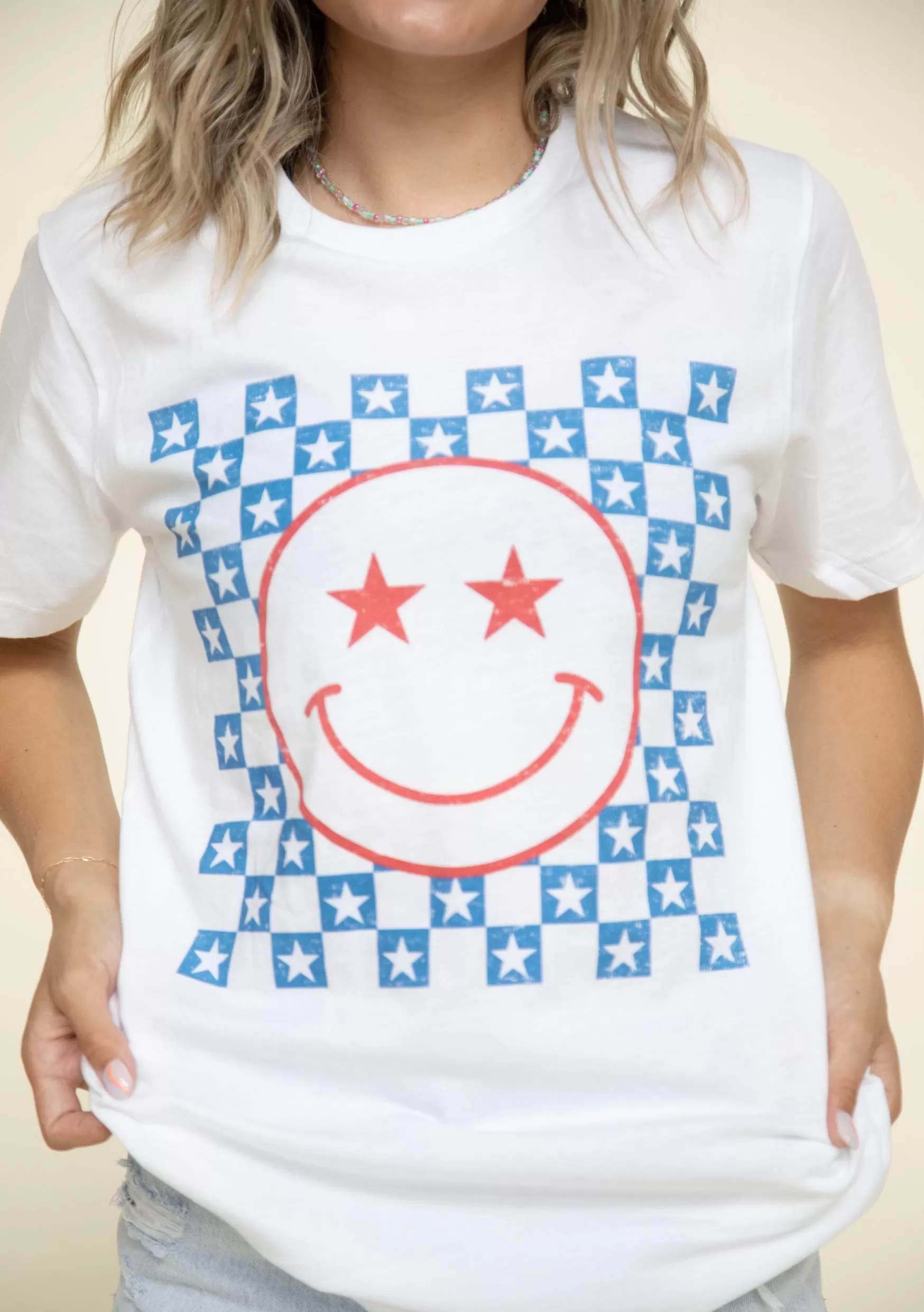 Smiley Stars Graphic Tee