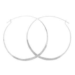 Standard Issue Hoop Earrings - Silver