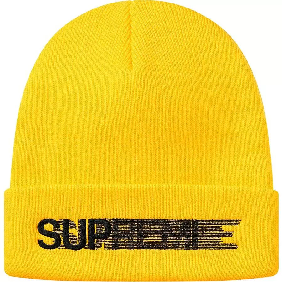 Supreme Motion Logo Beanie (Yellow)