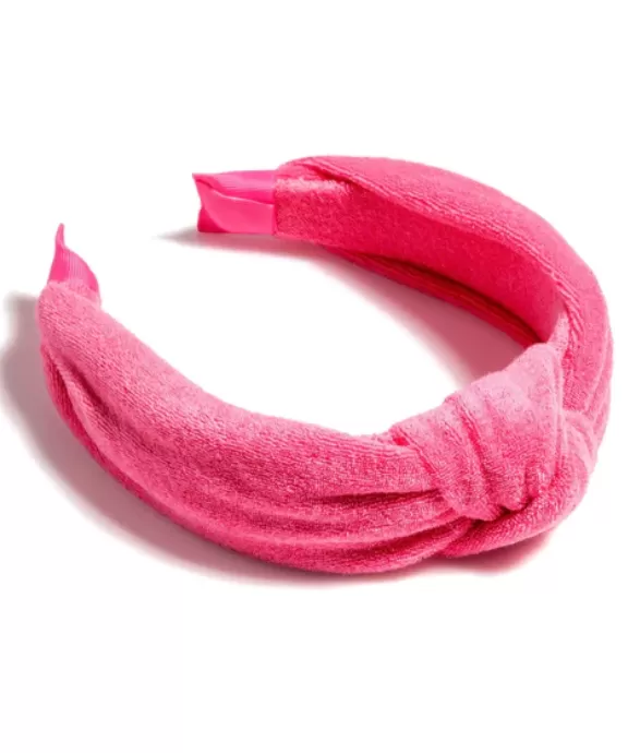 Terry Knotted Headband - Fuchsia