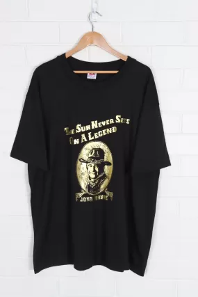 'The Sun Never Sets on a Legend' John Wayne T-Shirt (XL-XXL)