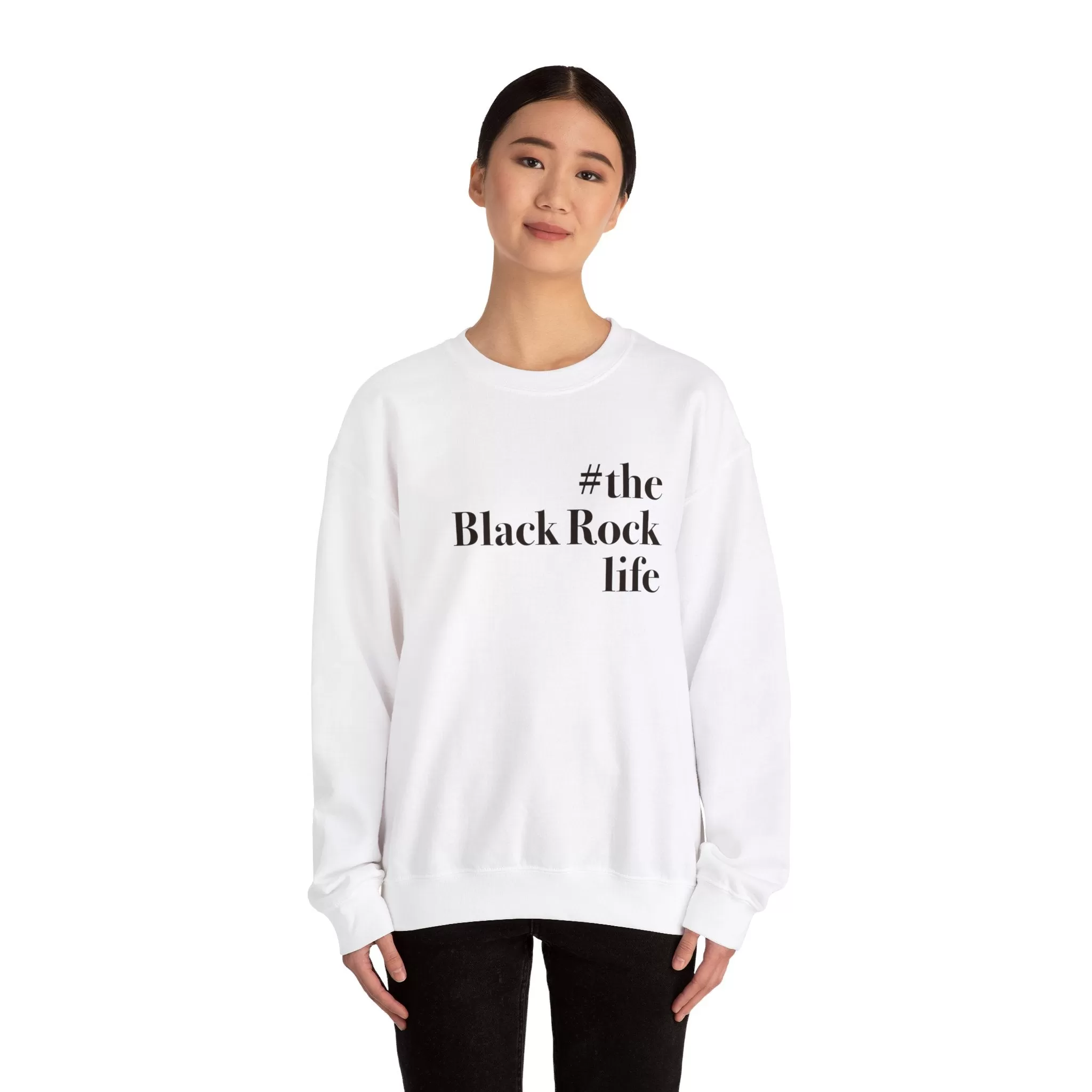 #theblackrocklife Unisex Heavy Blend™ Crewneck Sweatshirt