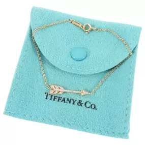 Tiffany & Co.  18k Rose Gold Diamond Grafitti Arrow Bracelet