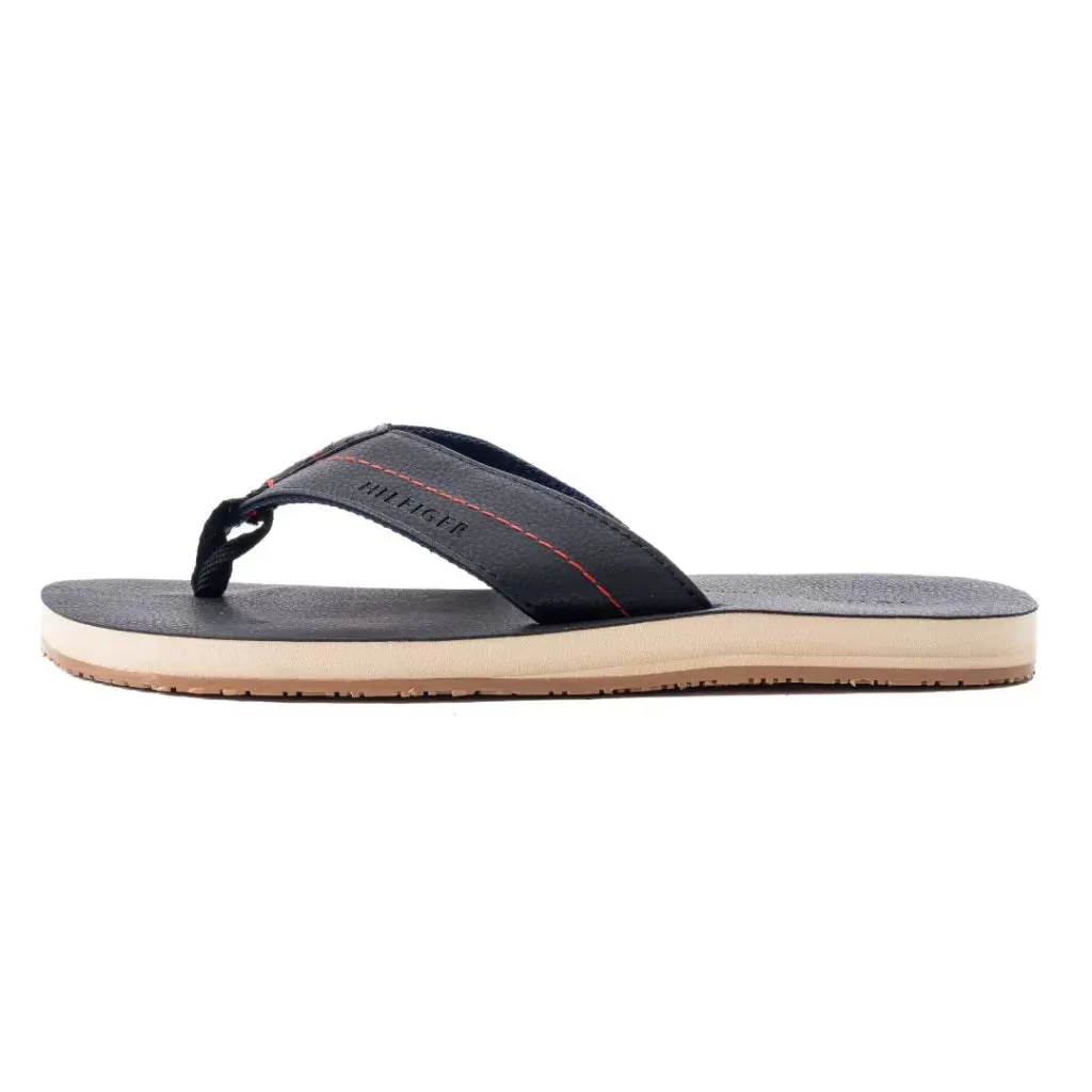 Tommy Hilfiger Flag Logo Flip Flop Men - BLK