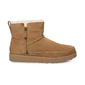 UGG Classic Zip mini Chestnut Boots - Women's