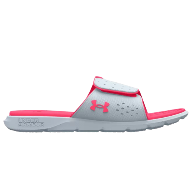 Under Armour Halogen Blue/Pink Shock Ignite 7 Slide