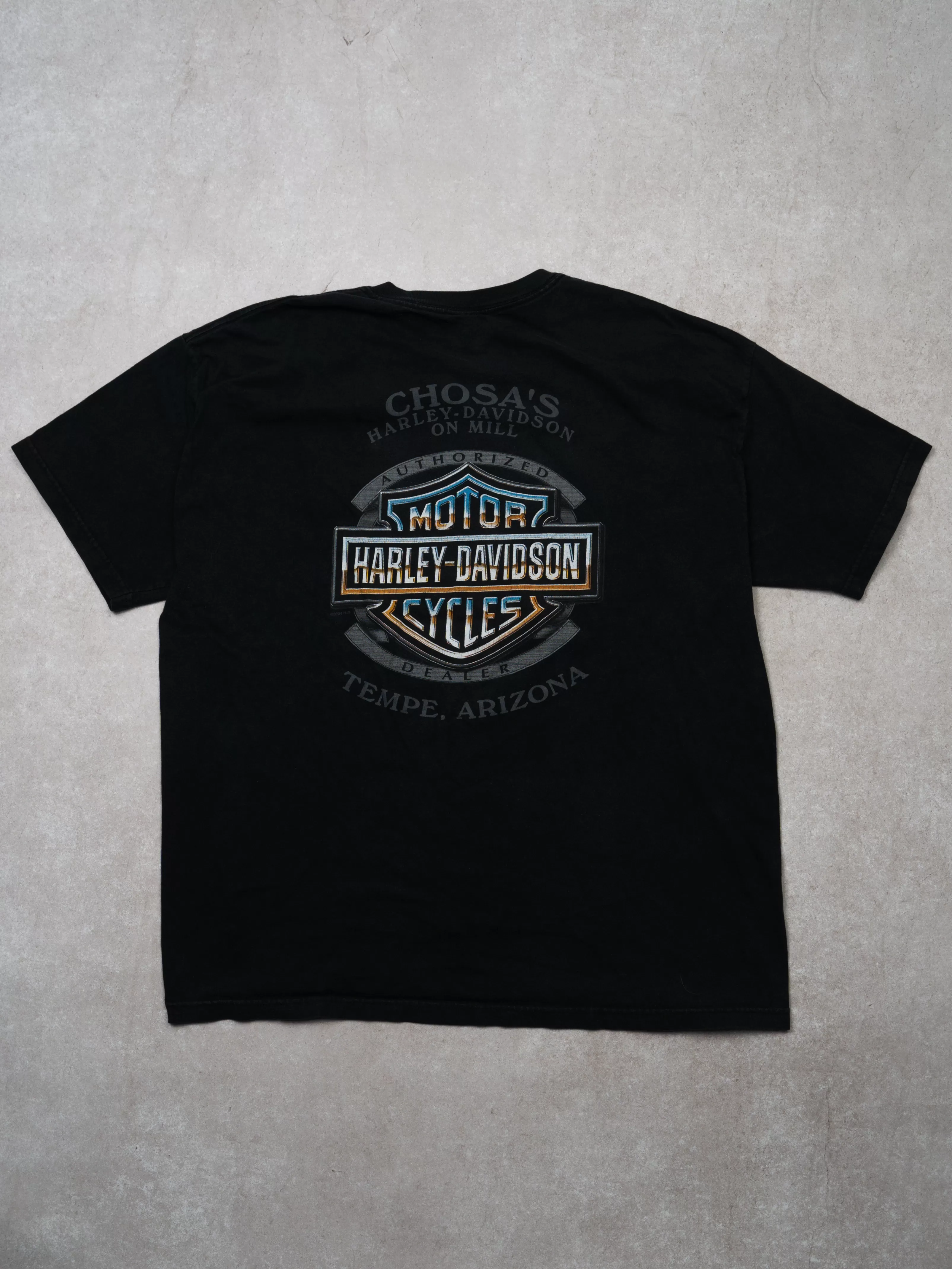 Vintage '04 Black Harley Davidson Tempe Arizona Tee (L)