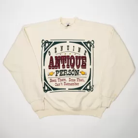 Vintage '92 Geniune Antique Person Crewneck (L)