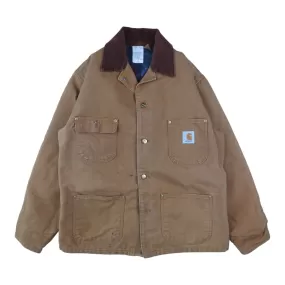 Vintage Carhartt Carpet Lined Chore Jacket - L