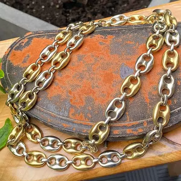 Vintage Gucci Link Chain Necklace