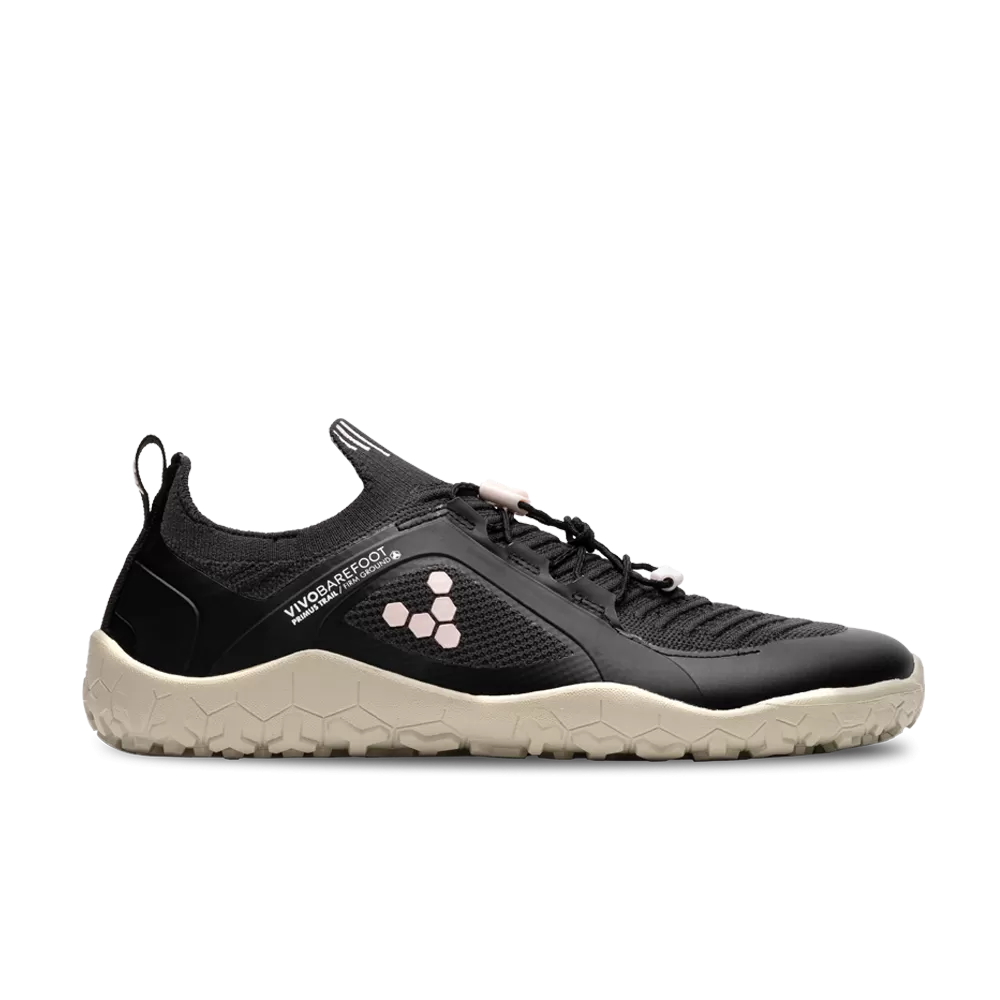 Vivobarefoot Primus Trail Knit FG Womens Obsidian/Misty Rose/Limestone