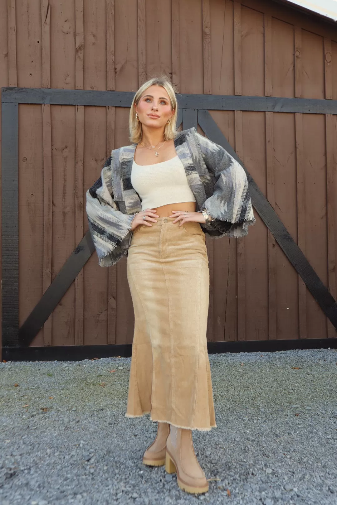 Warren Corduroy Maxi Skirt