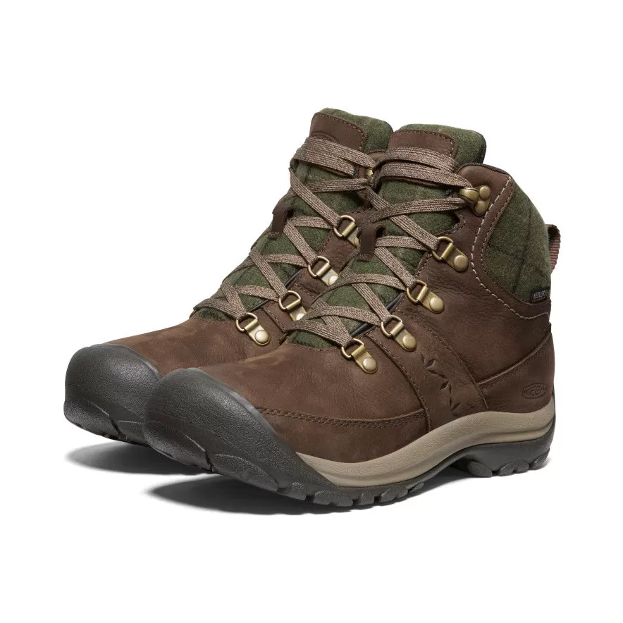 Women's Kaci III Winter Waterproof Boot  |  Dark Earth/Green Plaid