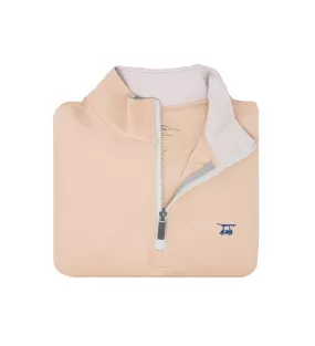 Youth Dogwood Quarter Zip - Solid Peach